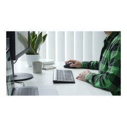 TARGUS EcoSmart antimicrobial hintergrundbeleuchtet - kabellos - Bluetooth 5.0 - QWERTY - Nordisch