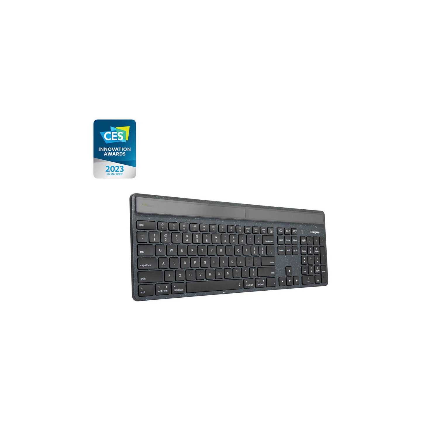 TARGUS EcoSmart antimicrobial hintergrundbeleuchtet - kabellos - Bluetooth 5.0 - QWERTY - Nordisch