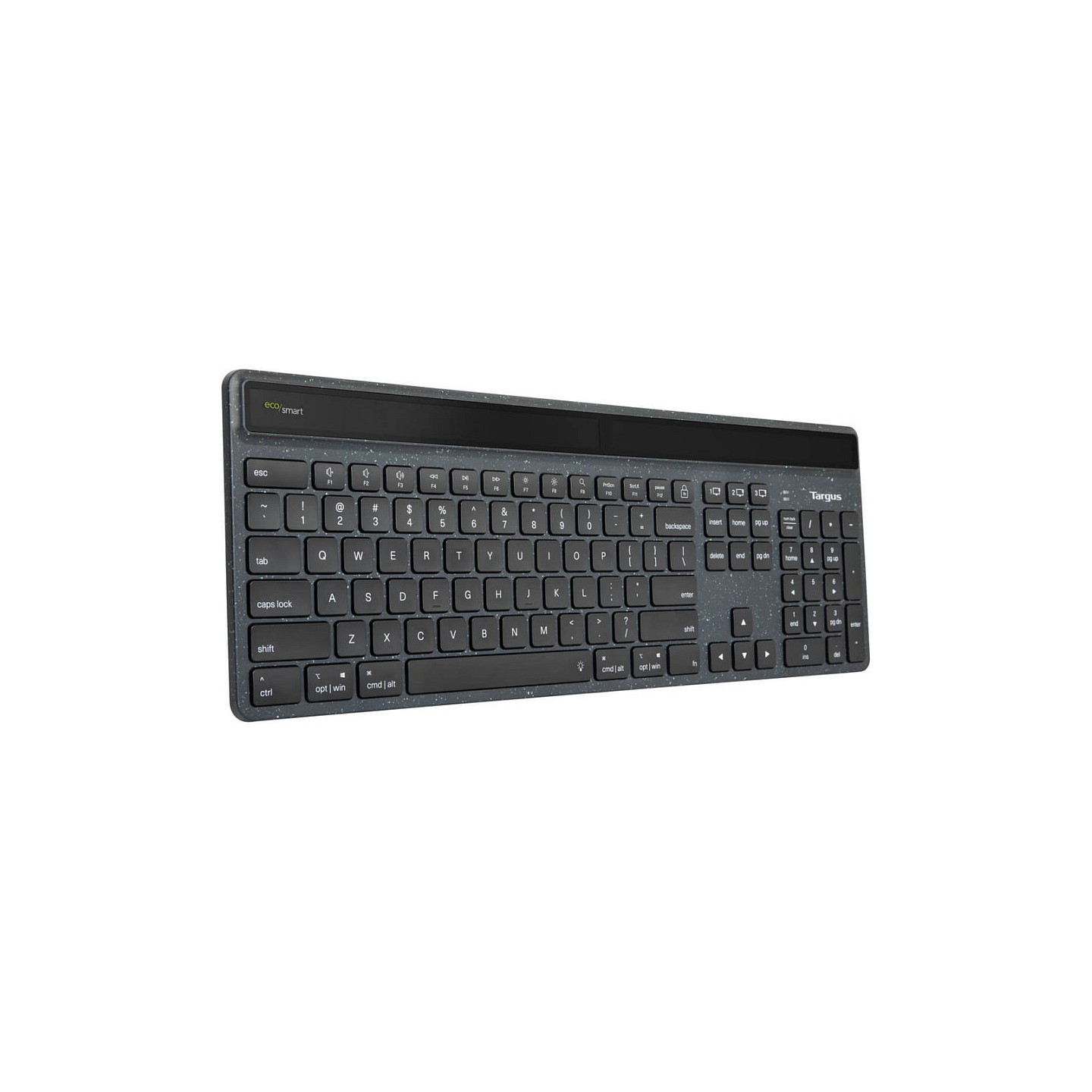 TARGUS EcoSmart antimicrobial hintergrundbeleuchtet - kabellos - Bluetooth 5.0 - QWERTY - Nordisch