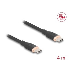 DELOCK USB 2.0 Kabel USB Typ-C St to St PD 3.0 60W 4m schwarz — Buy in Cyprus with Fast Delivery