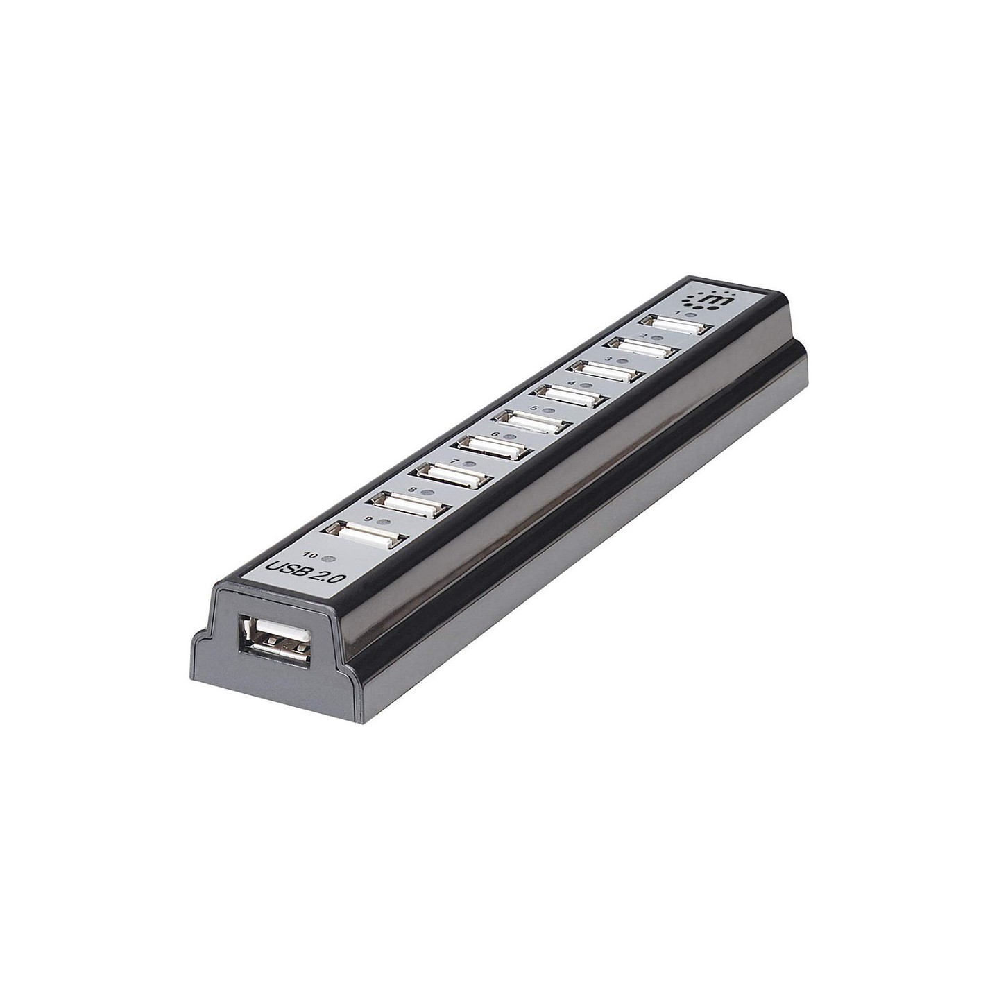 MANHATTAN USB-HUB 10-Port USB 2.0 Desktop Hub schwarz — Buy in Cyprus with Fast Delivery