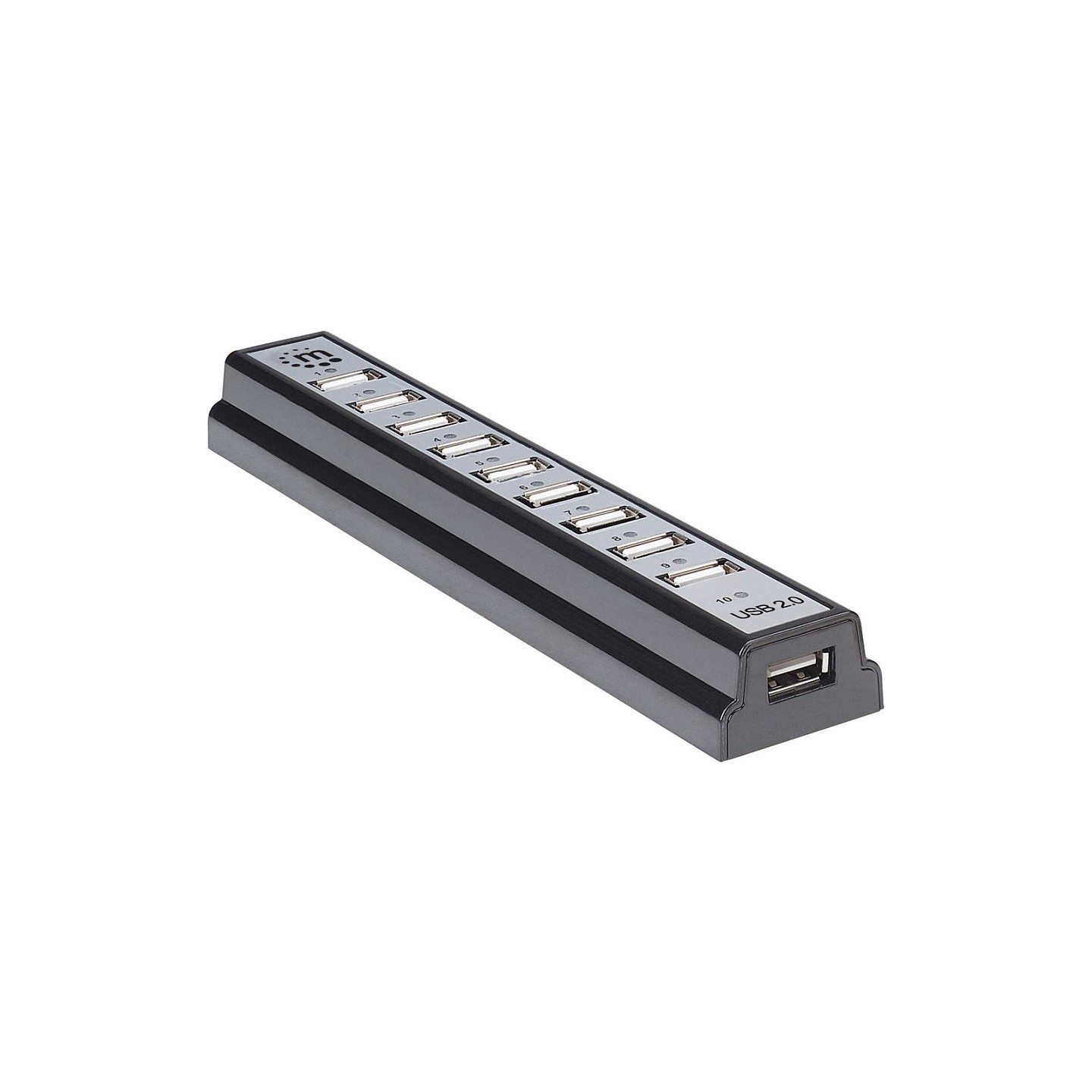 MANHATTAN USB-HUB 10-Port USB 2.0 Desktop Hub schwarz — Buy in Cyprus with Fast Delivery