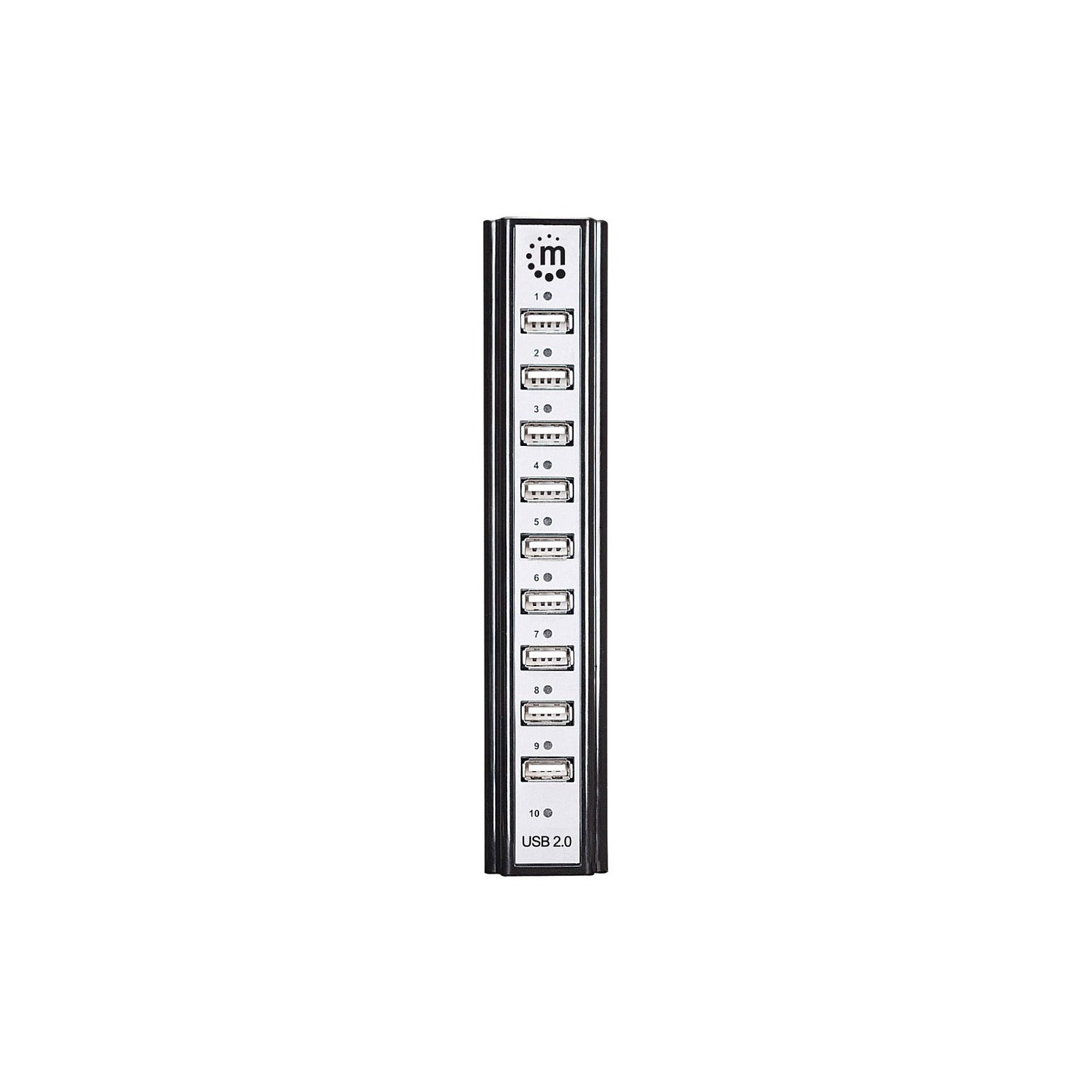 MANHATTAN USB-HUB 10-Port USB 2.0 Desktop Hub schwarz — Buy in Cyprus with Fast Delivery