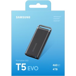 Buy Samsung Portable SSD T5 EVO - MU-PH4T0S - 4TB, USB 3.2 Gen1 (5Gbps), 460MB/s... in Cyprus, Nicosia, Limassol, Larnaka, Pafos