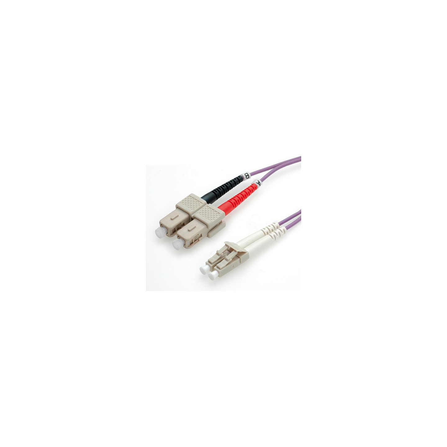 VALUE LWL-Kabel 50 125um OM4 LC SC violett 1m — Buy in Cyprus with Fast Delivery