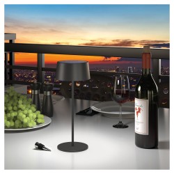RealPower LED-Solar Tischlampe dimmbar mit Akku.schwarz — Buy in Cyprus with Fast Delivery