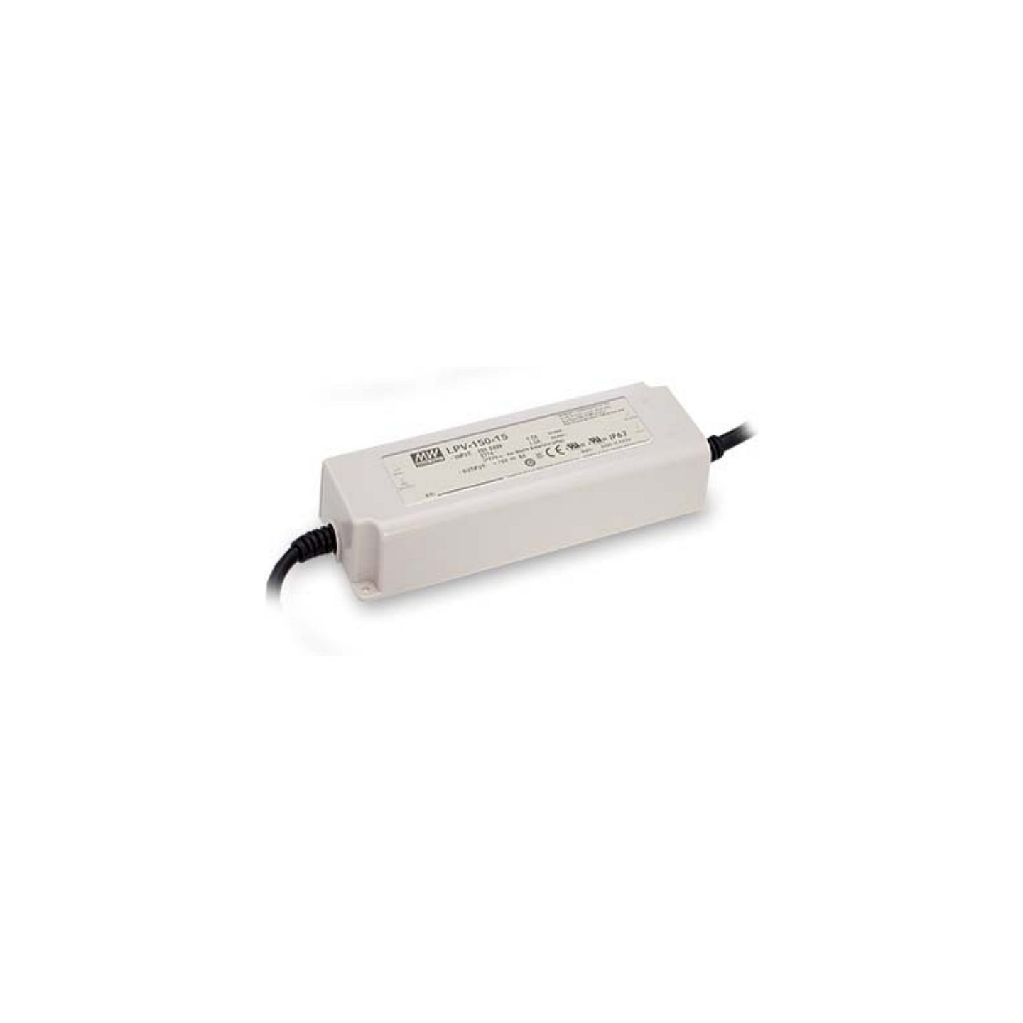 LED power supply - 24V 150W meanwell IP67 — Buy in Cyprus with Fast Delivery