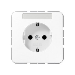 Jung CD1520NAWW SCHUKO Steckdose mit Schriftf. — Buy in Cyprus with Fast Delivery