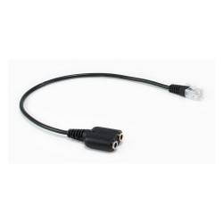 Equip Telefonkabel RJ9- to 2x3.5mm St Bu 0.25m schwarz — Buy in Cyprus with Fast Delivery