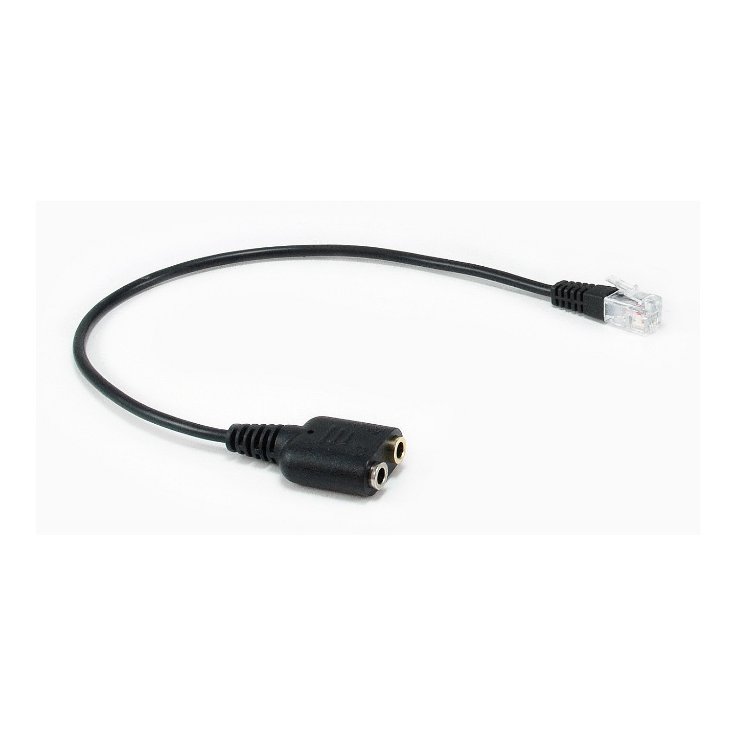 Equip Telefonkabel RJ9- to 2x3.5mm St Bu 0.25m schwarz — Buy in Cyprus with Fast Delivery