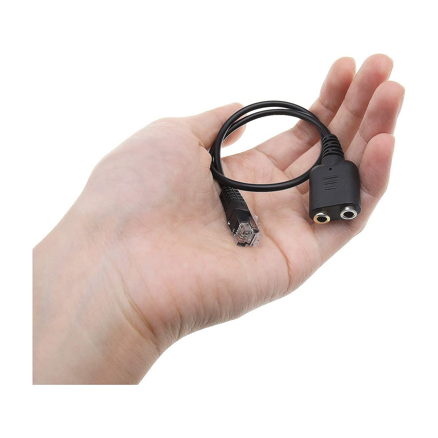 Equip Telefonkabel RJ9- to 2x3.5mm St Bu 0.25m schwarz — Buy in Cyprus with Fast Delivery