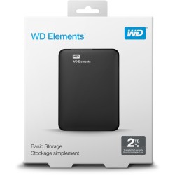 Buy WD Elements Portable - 2TB External 2.5" HDD - Black, USB 3.2 Gen1 (5Gbps) M... in Cyprus, Nicosia, Limassol, Larnaka, Pafos