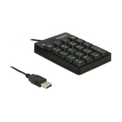 DELOCK USB Nummernblock 19 Tasten schwarz — Buy in Cyprus with Fast Delivery