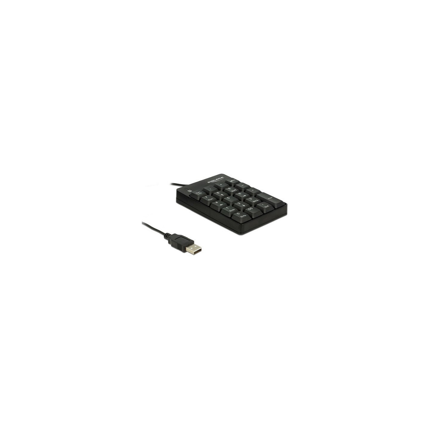 DELOCK USB Nummernblock 19 Tasten schwarz — Buy in Cyprus with Fast Delivery