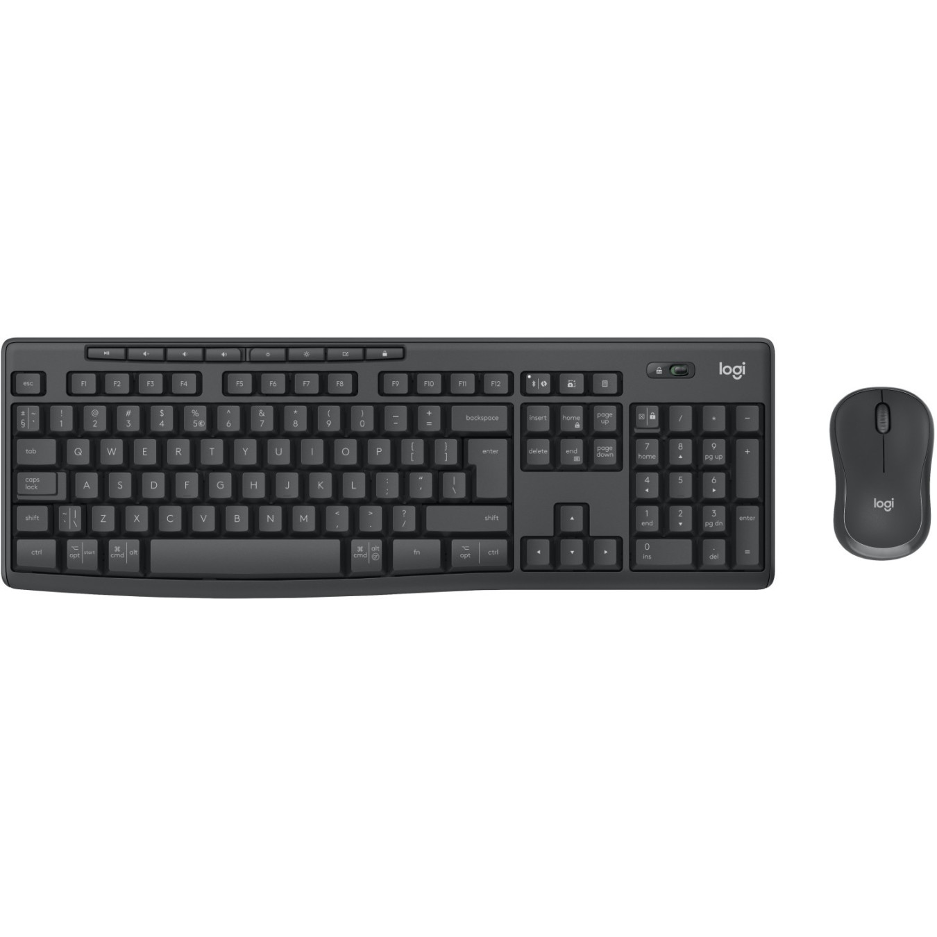 Logitech MK370 Wireless Keyboard & Mouse Combo - Graphite, US Layout, Bluetooth, Full-Size — Buy in Cyprus with Fast Delivery