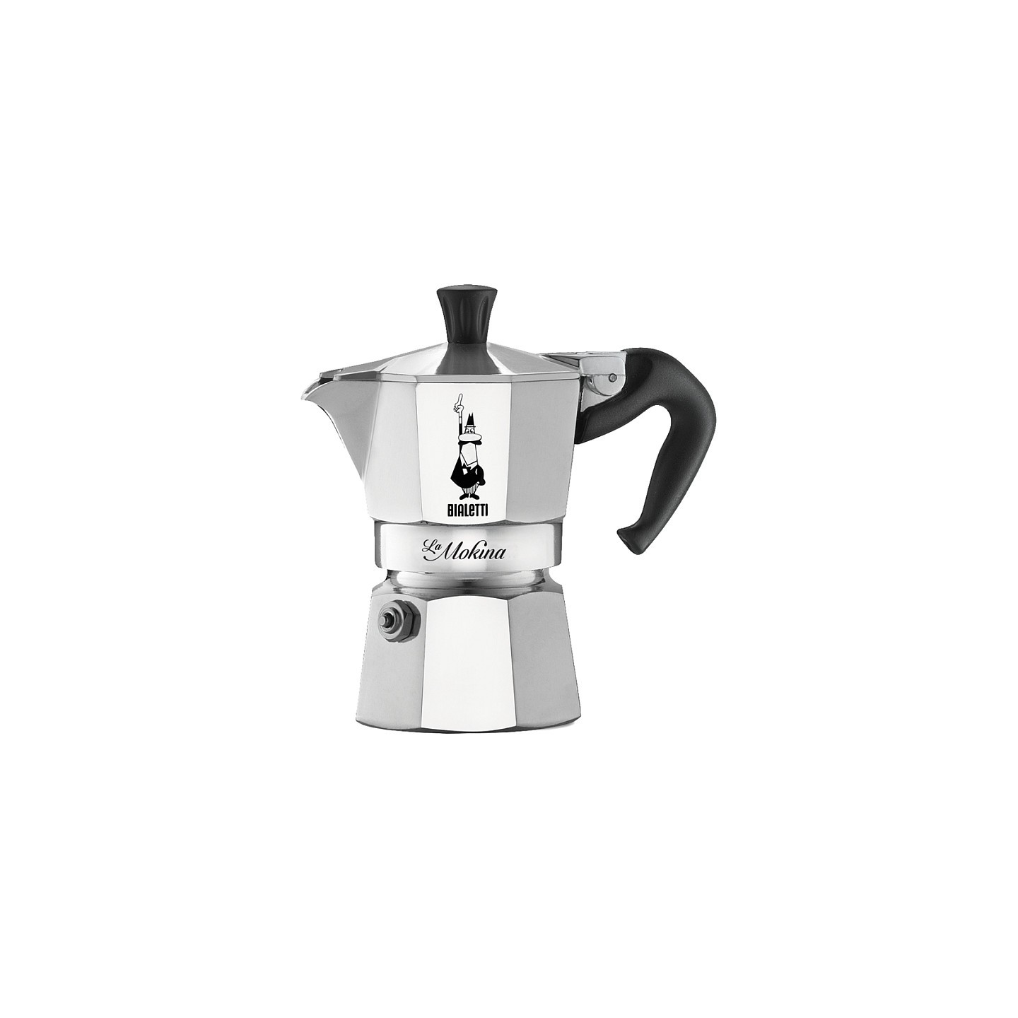Bialetti Mokka-Kanne 0.4 l Moka Induktion Edelstahl - Aluminium — Buy in Cyprus with Fast Delivery