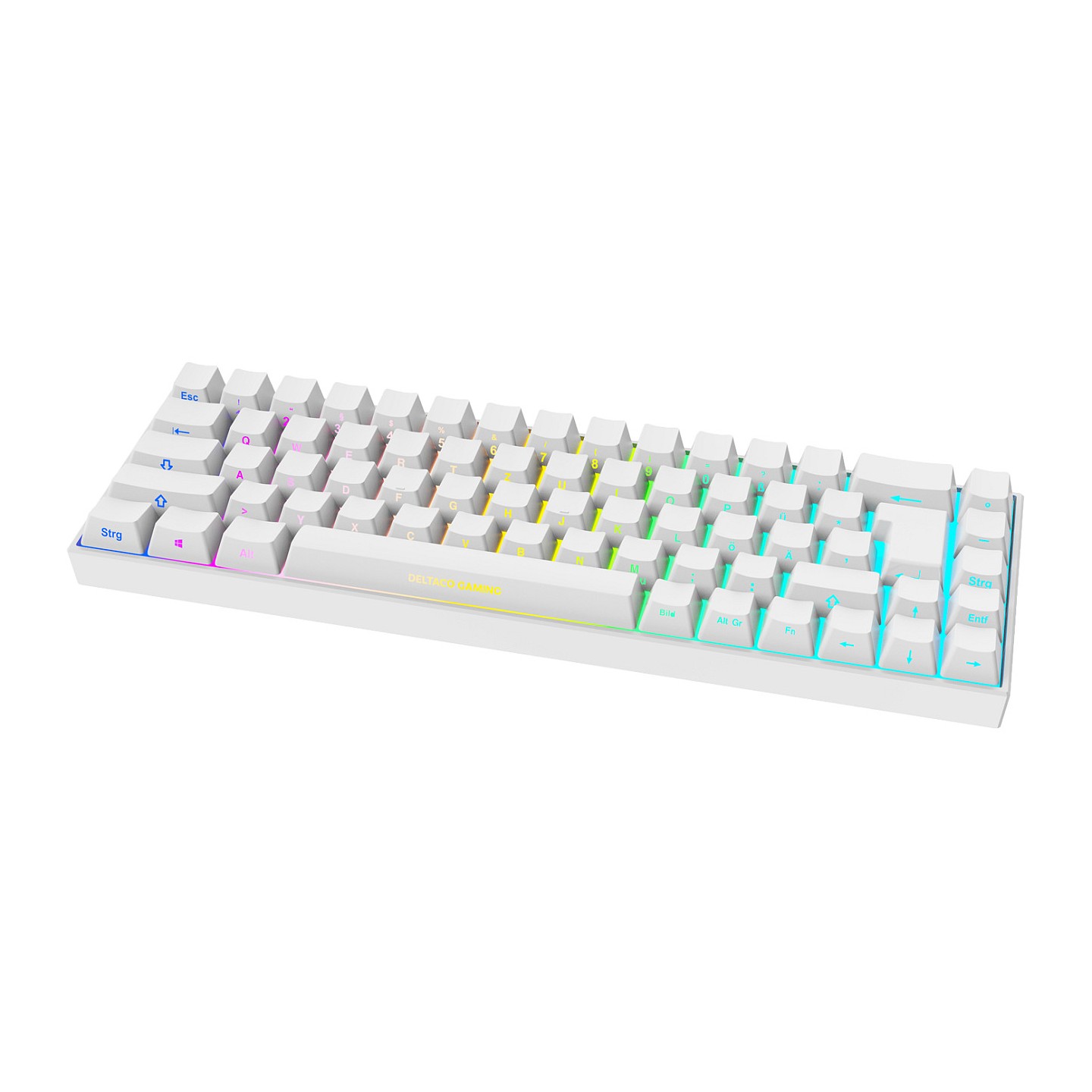 Deltaco Gaming Tastatur WK95R wireless. RGB. weiß — Buy in Cyprus with Fast Delivery