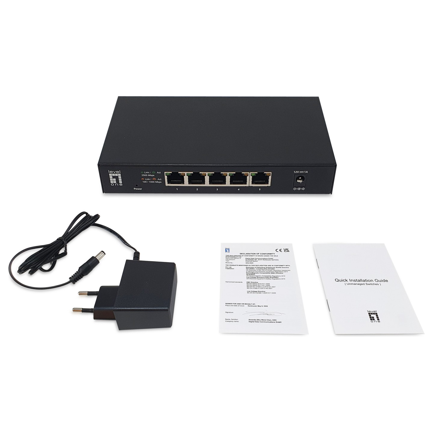 Switch 5x GE GEU-0525 2.5GbE 100 1000Mbps sw — Buy in Cyprus with Fast Delivery