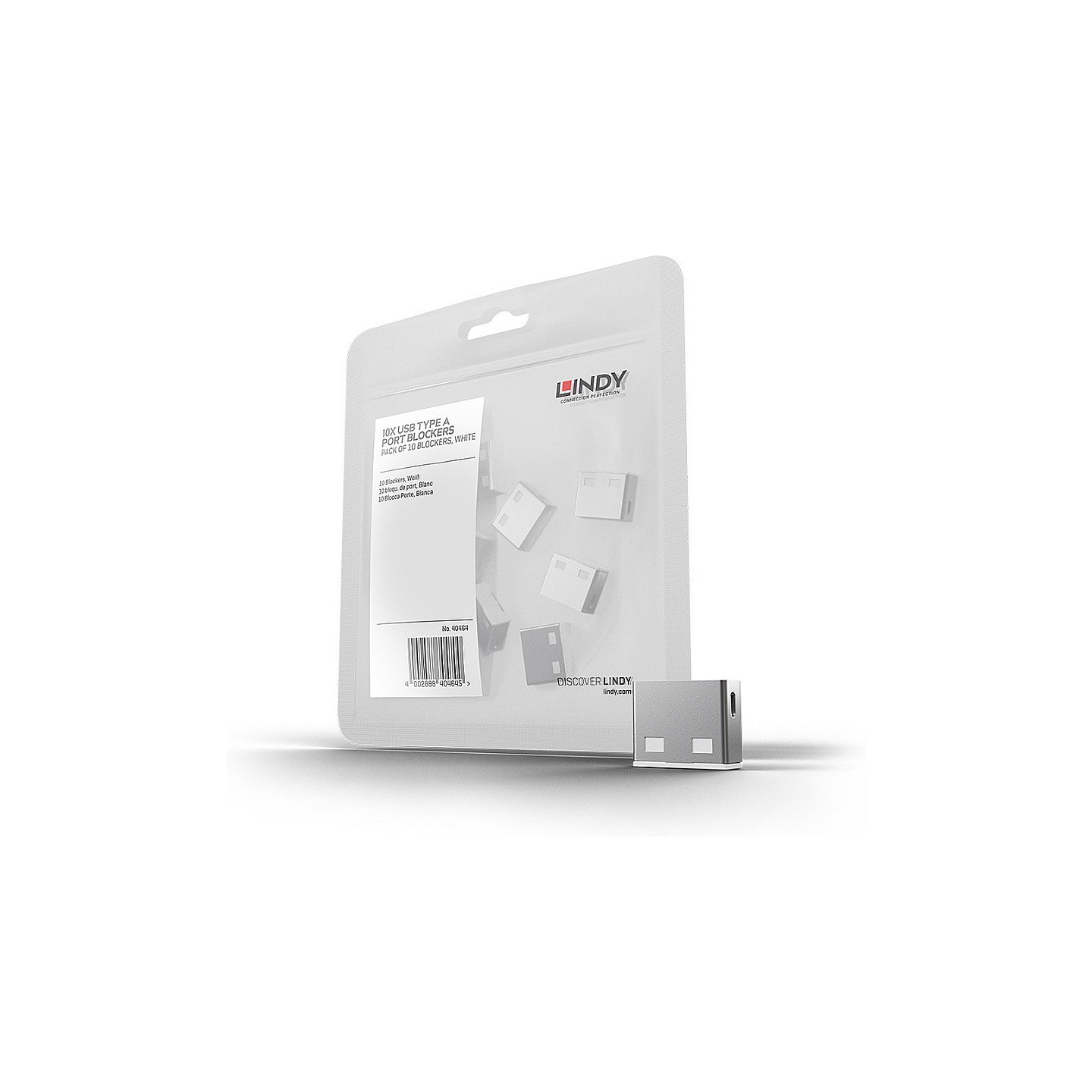 LINDY USB Typ A Portschlösser 10xWeiss Erweiterung f 40454 — Buy in Cyprus with Fast Delivery