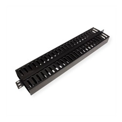 VALUE 19-Zoll-Frontplatte 1 HE. beidseitig mit Kabelkanal. schwarz — Buy in Cyprus with Fast Delivery