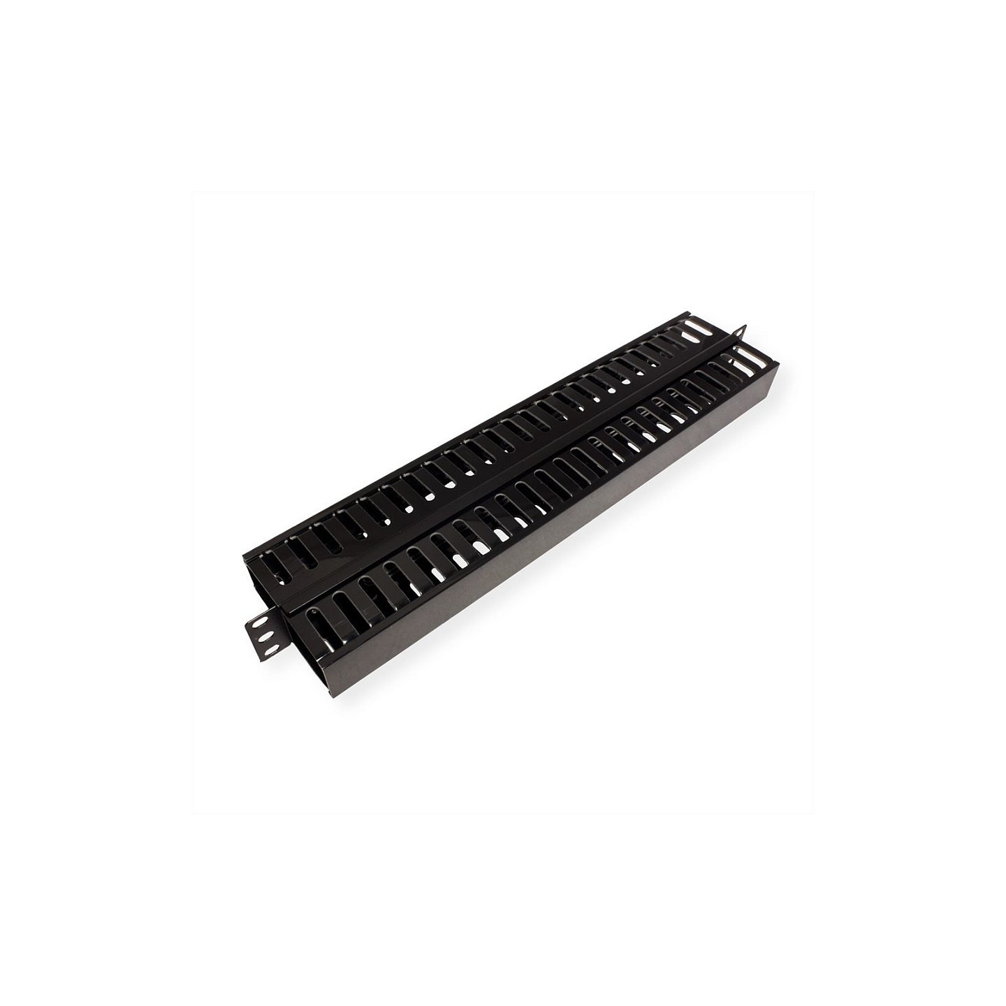 VALUE 19-Zoll-Frontplatte 1 HE. beidseitig mit Kabelkanal. schwarz — Buy in Cyprus with Fast Delivery