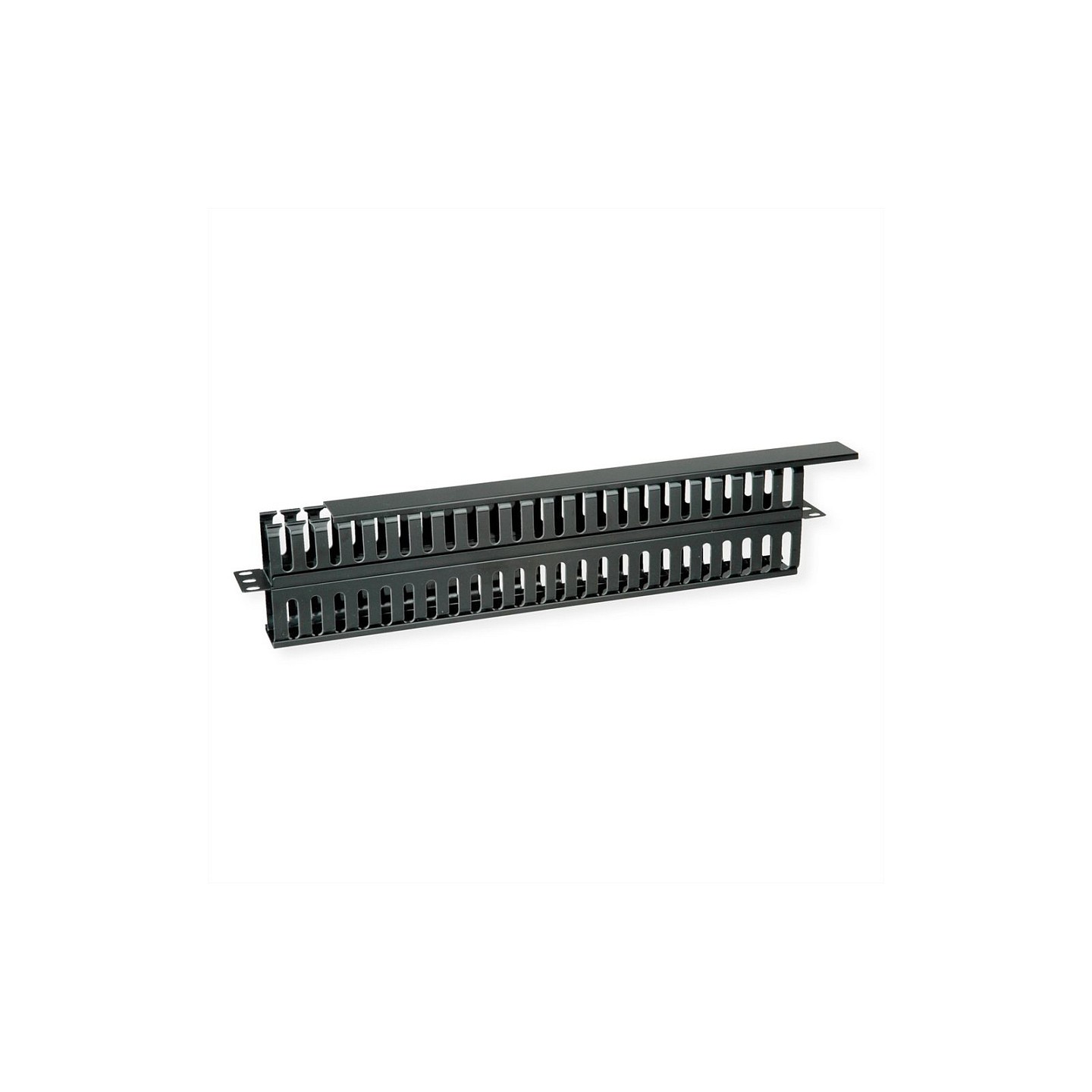 VALUE 19-Zoll-Frontplatte 1 HE. beidseitig mit Kabelkanal. schwarz — Buy in Cyprus with Fast Delivery