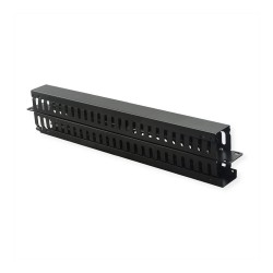VALUE 19-Zoll-Frontplatte 1 HE. beidseitig mit Kabelkanal. schwarz — Buy in Cyprus with Fast Delivery