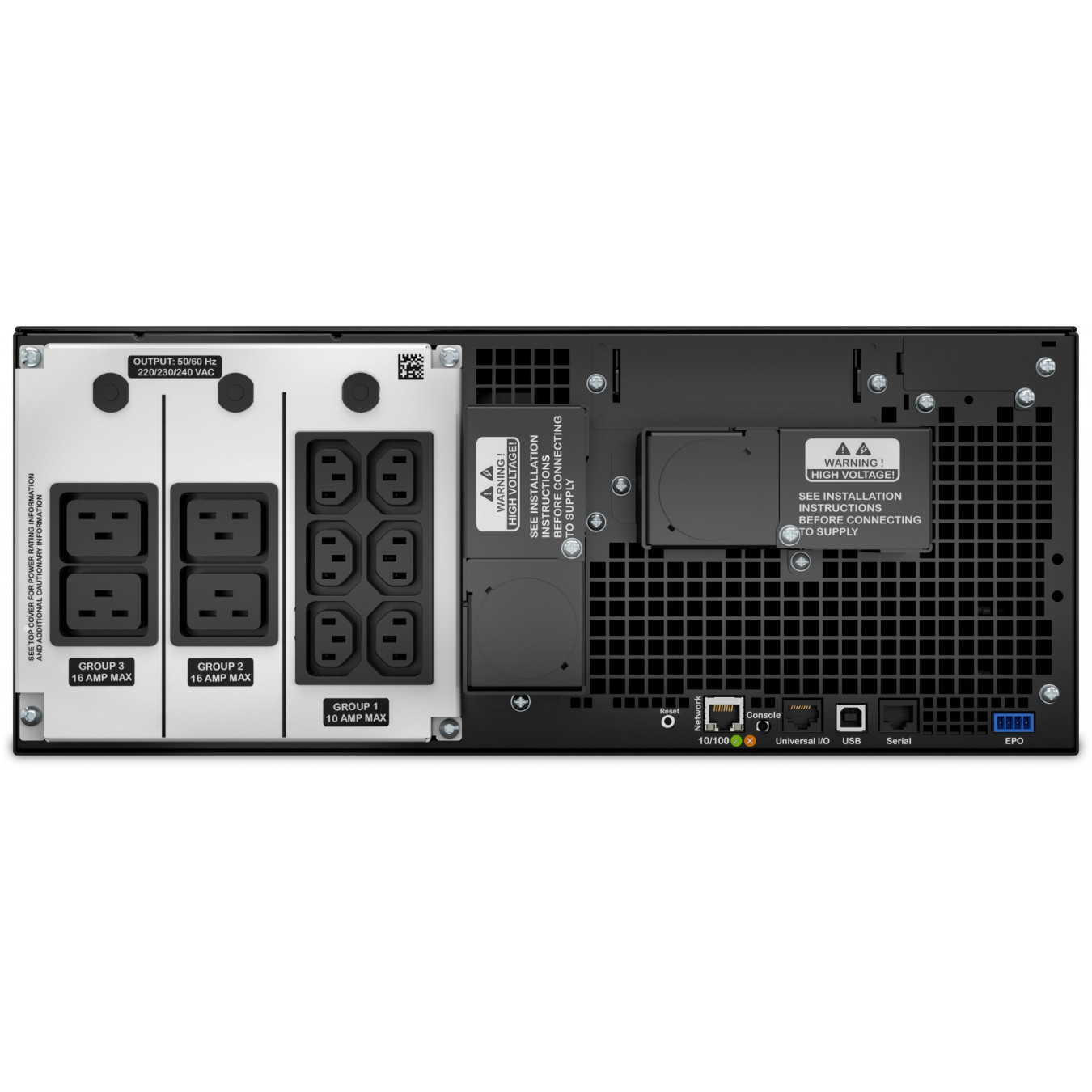 APC Smart-UPS SRT - SRT6KRMXLI - 6000VA/6000W Rack 4U, Black, LCD, Hardwire Output — Buy in Cyprus with Fast Delivery