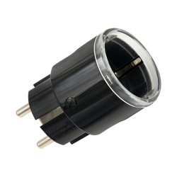 Shelly Plug & Play 'Plug S Gen3 Matter' Wi-Fi Smart-Steckdose 12A Messfunktion WLAN Bluetooth schwarz