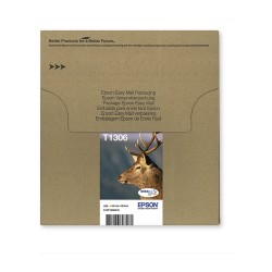 Epson Original Easy Mail Packing T1306 Hirsch Druckerpatronen 3er Multipack C M Y (C13T13064510)