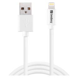 USB3.0 to Lightning (ST-ST) 1m Sandberg White — Buy in Cyprus with Fast Delivery