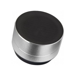 MANHATTAN Metallic LED-Bluetooth-Lautsprecher buntes Licht Bedienelemente USB-A-Port MicroSD-Kartenslot 3.5mm-Klinken...