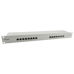 Equip Patchpanel 16x RJ45 Cat6 19' FTP 1HE ISO IEC hellgrau — Buy in Cyprus with Fast Delivery