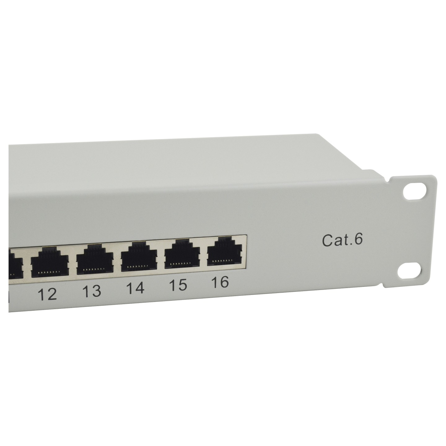 Equip Patchpanel 16x RJ45 Cat6 19' FTP 1HE ISO IEC hellgrau — Buy in Cyprus with Fast Delivery
