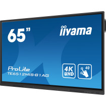 iiyama ProLite TE6512MIS-B3AG - 65-inch 4K UHD IPS Touchscreen, Android 11, 8GB RAM/32GB, Wi-Fi, Black
