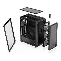 ENDORFY ARX 500 ARGB TG Black — Buy in Cyprus with Fast Delivery