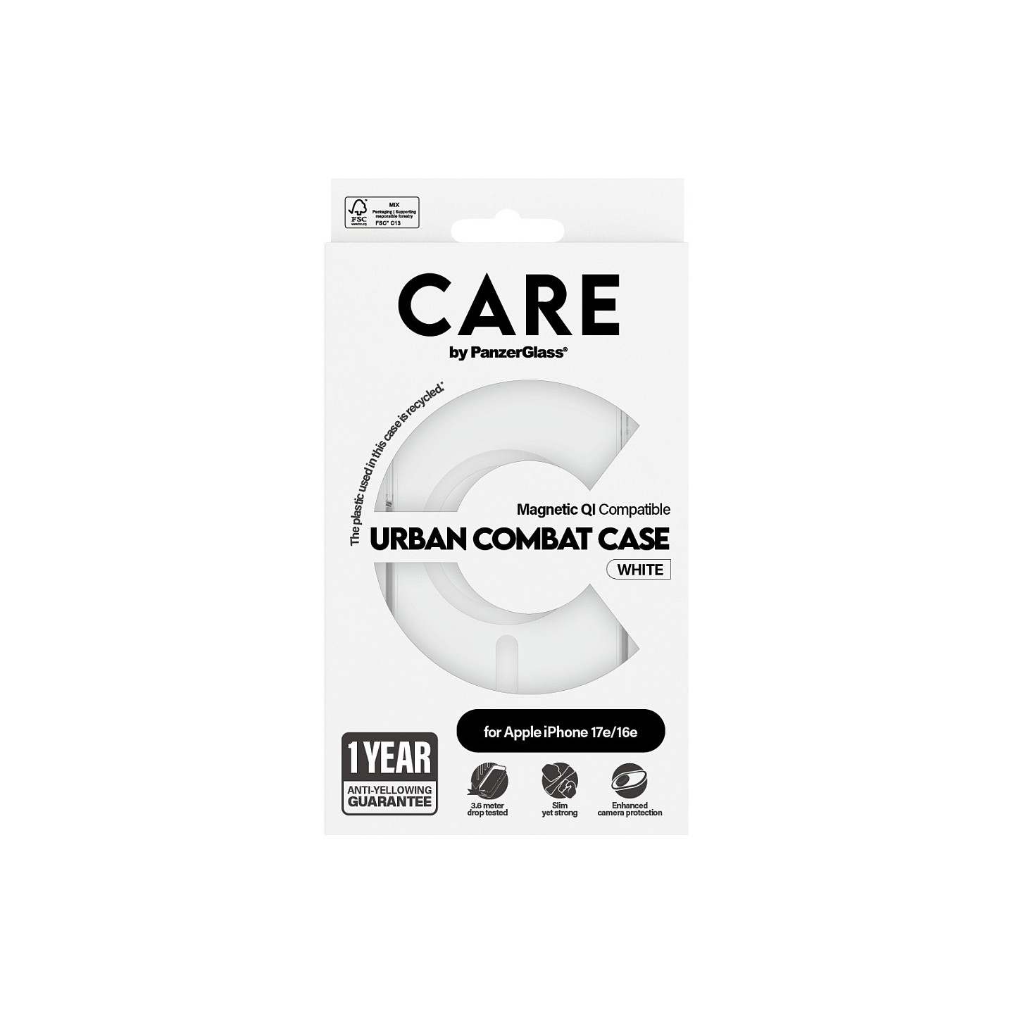 CARE Case Flagship Urban Combat MagSafe. clear iPhone 16e — Buy in Cyprus with Fast Delivery