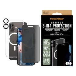 PanzerGlass 3-in-1 Privacy Protection iPhone 16 Plus — Buy in Cyprus with Fast Delivery