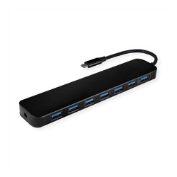 VALUE USB 3.2 Gen 1 Hub. 7fach. Typ C Anschlusskabel — Buy in Cyprus with Fast Delivery