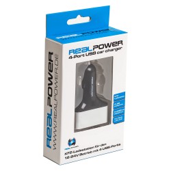 RealPower KFZ-Ladegerät 2400mA 4xUSB — Buy in Cyprus with Fast Delivery