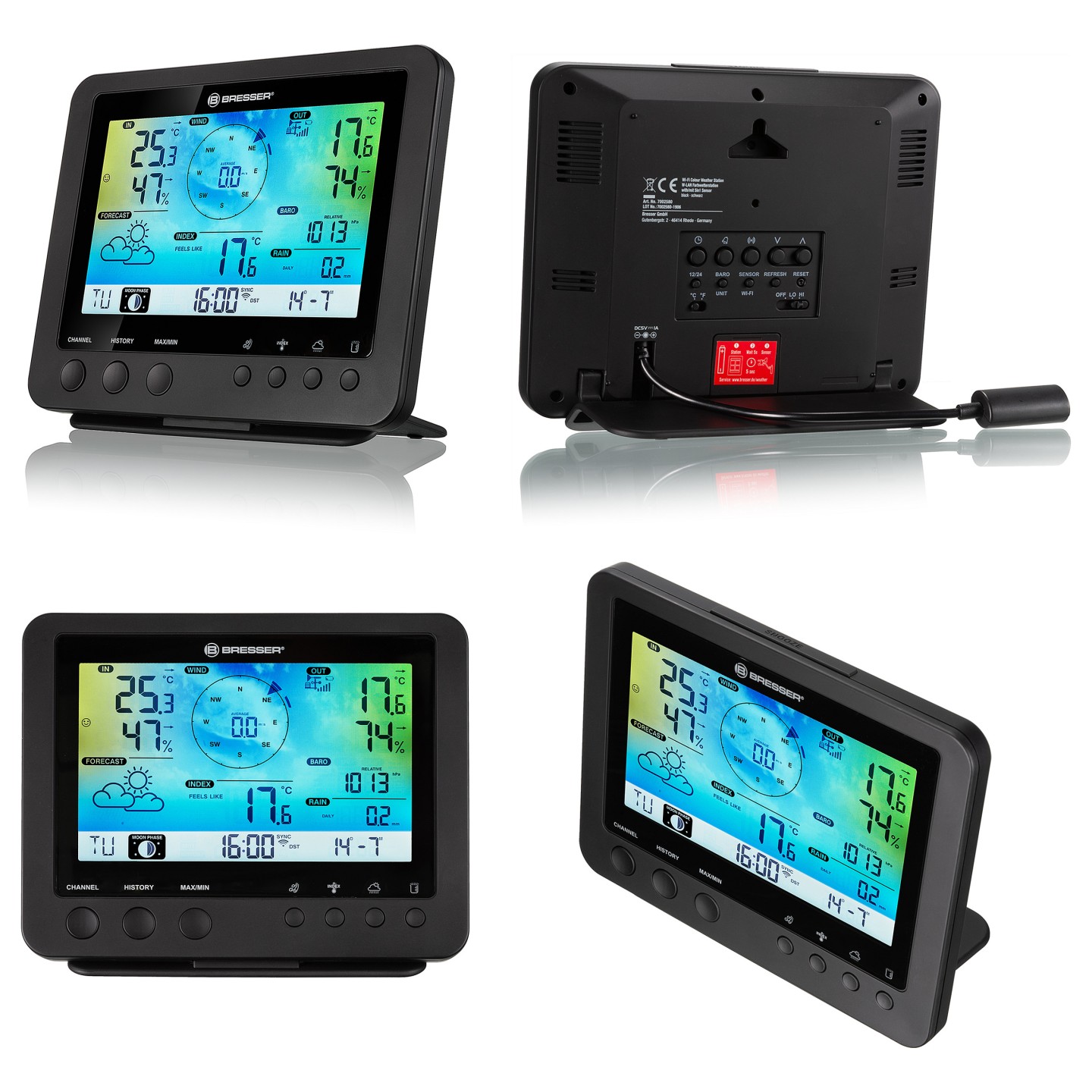 Bresser Wetter Center 5-in-1 WLAN Profi-Sensor — Buy in Cyprus with Fast Delivery