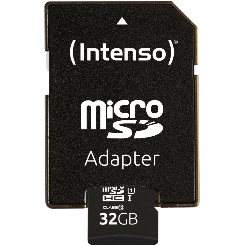 Buy Intenso Premium microSDHC 32GB - UHS-I U1 Class 10, up to 90 MB/s - SD Adapt... in Cyprus, Nicosia, Limassol, Larnaka, Pafos