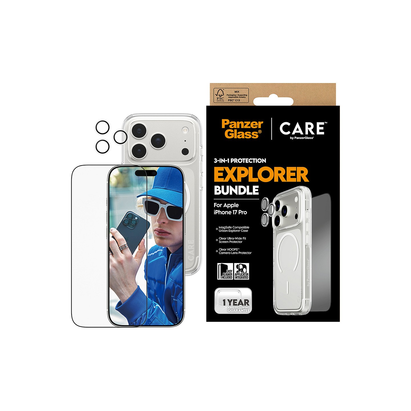 CARE 3-in-1 Flagship Explorer Bundle iPhone 17 Pro — Buy in Cyprus with Fast Delivery