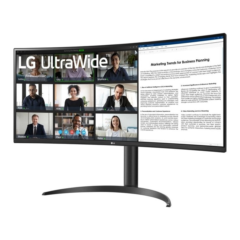 Buy LG UltraWide 34WR55QK-B - 34-inch UWQHD Curved VA Monitor, 3440x1440, 100Hz,... in Cyprus, Nicosia, Limassol, Larnaka, Pafos