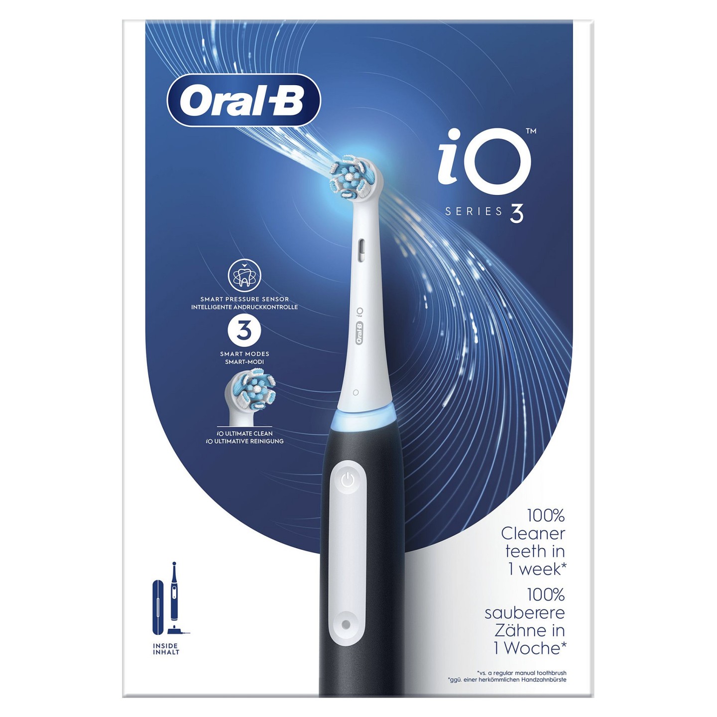 Oral-B iO Series 3N Matt Black inkl. Reiseetui — Buy in Cyprus with Fast Delivery