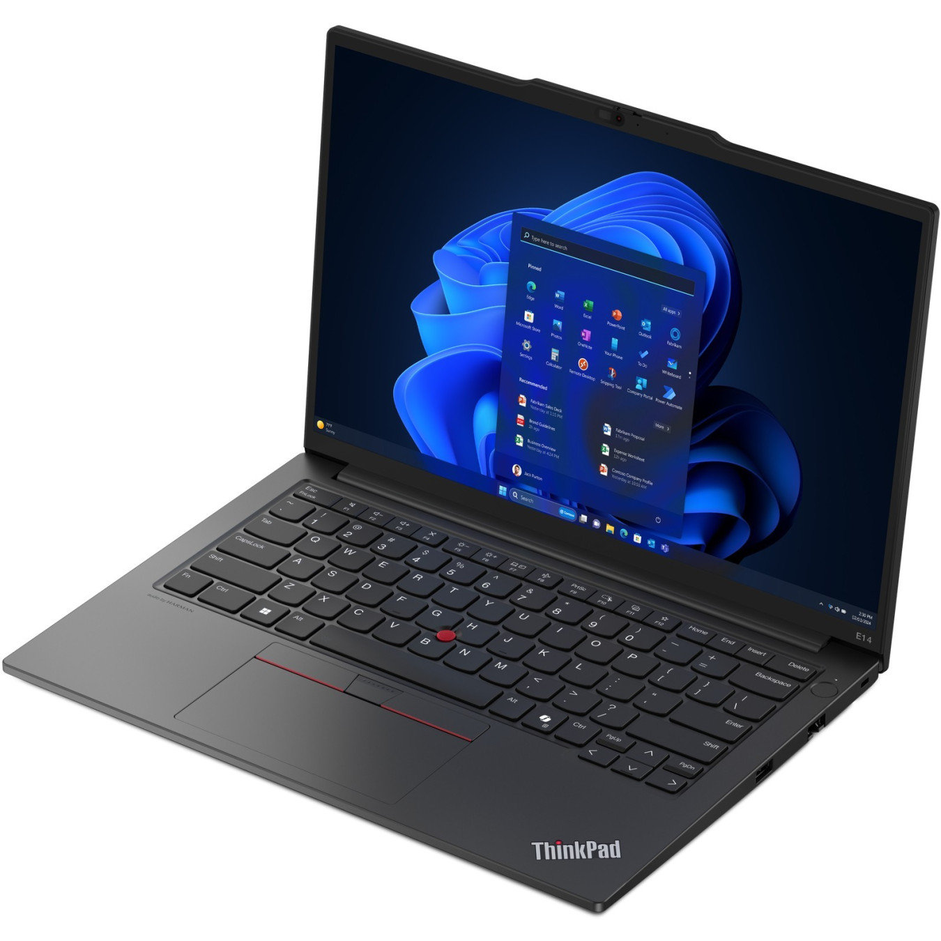 Lenovo ThinkPad E14 Gen 6 - 7535HS - Black, 14" WUXGA IPS, Ryzen 5 3.3/4.55GHz, 16GB DDR5, 512GB SSD, Windows 11 Pro
