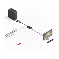 LINDY Konverter Displayport auf VGA Aktiv 0.15m — Buy in Cyprus with Fast Delivery