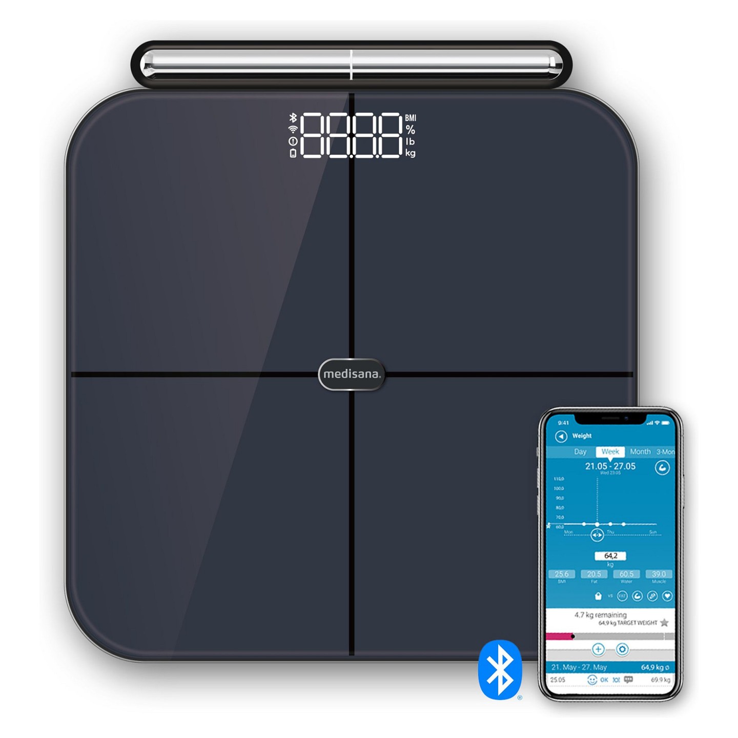 BS 850 connect Körperanalysewaage schwarz — Buy in Cyprus with Fast Delivery