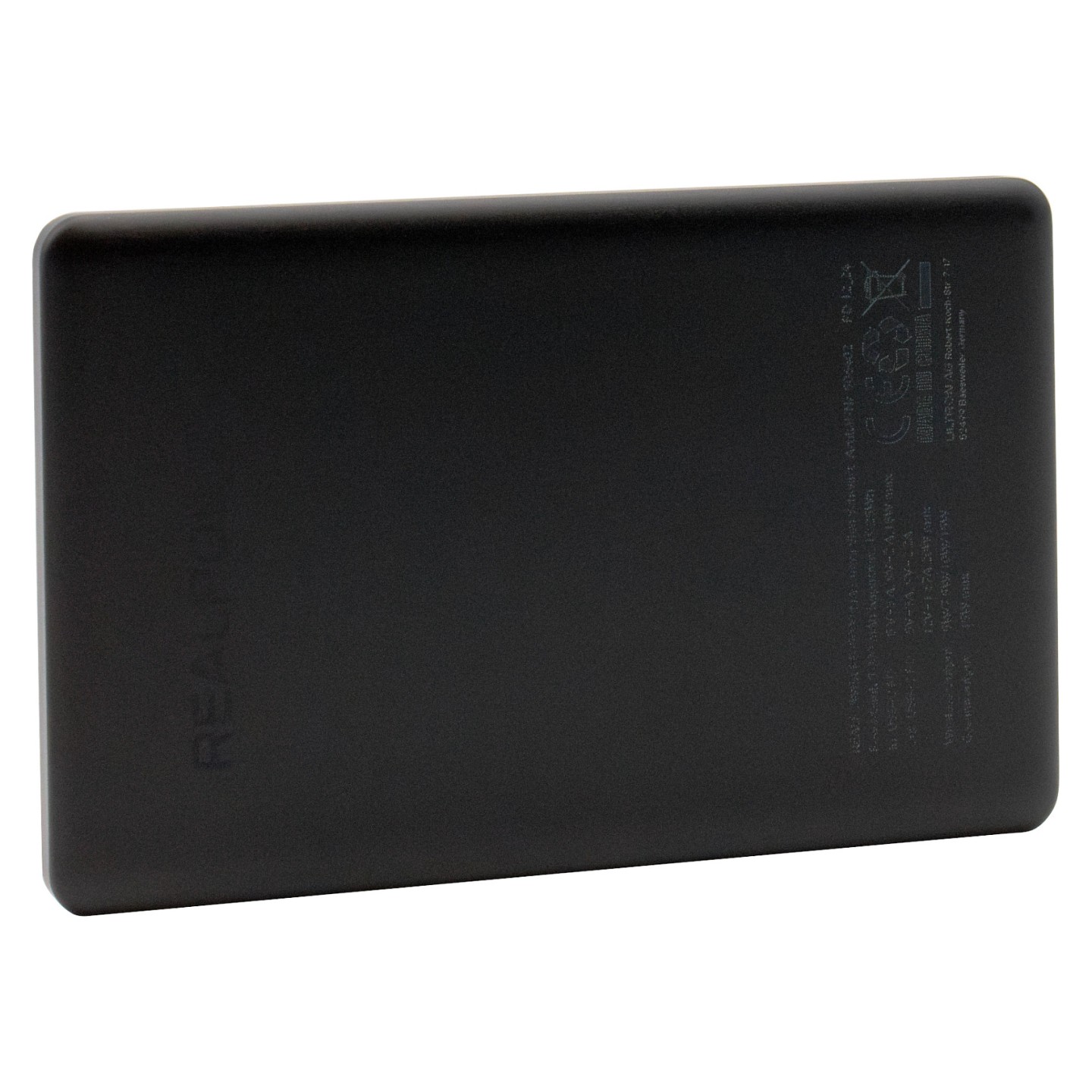 REALPOWER PB-5000 MAG ultra slim.5000 mAh.Schwarz — Buy in Cyprus with Fast Delivery