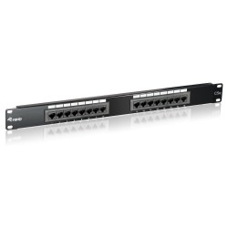 Equip Patchpanel 16x RJ45 Cat5e 19' UTP 1HE schwarz — Buy in Cyprus with Fast Delivery